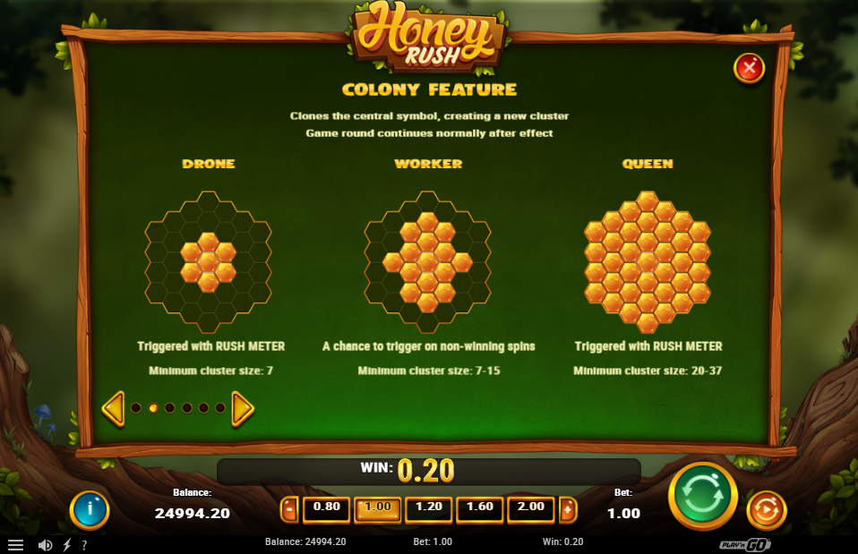 Honey Rush Colony Feature