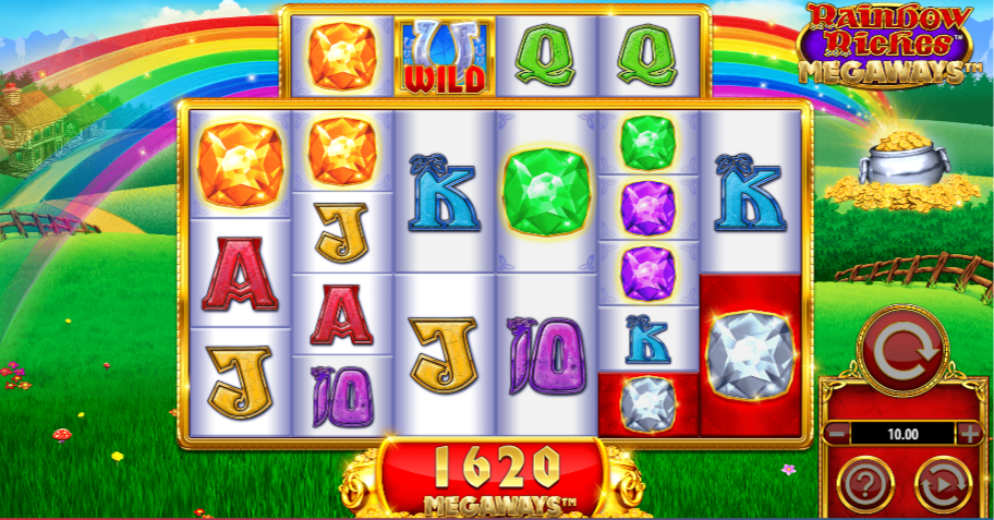 Rainbow Riches Megaways Base Game