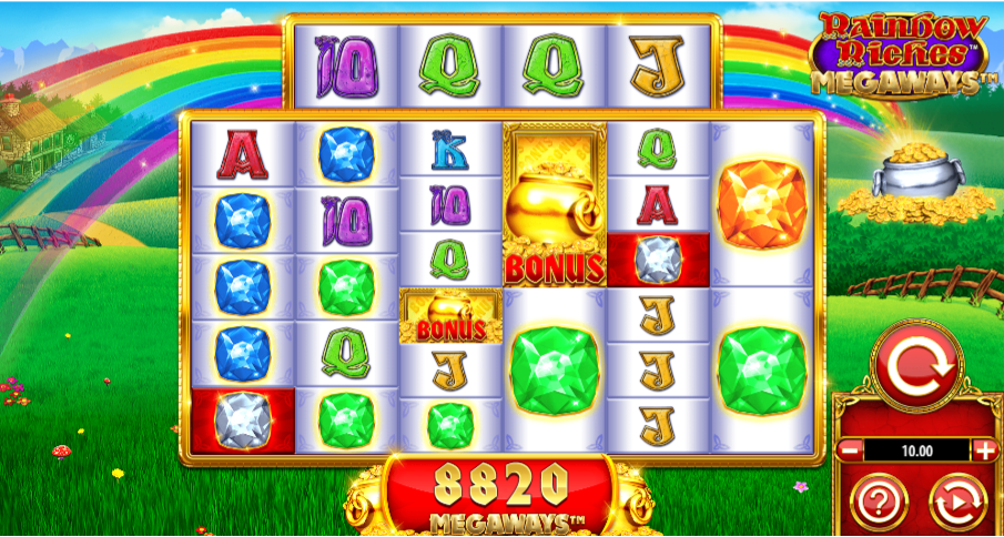 Rainbow Riches Megaways Bonus Symbol