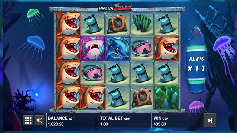 Razor shark slot bonus