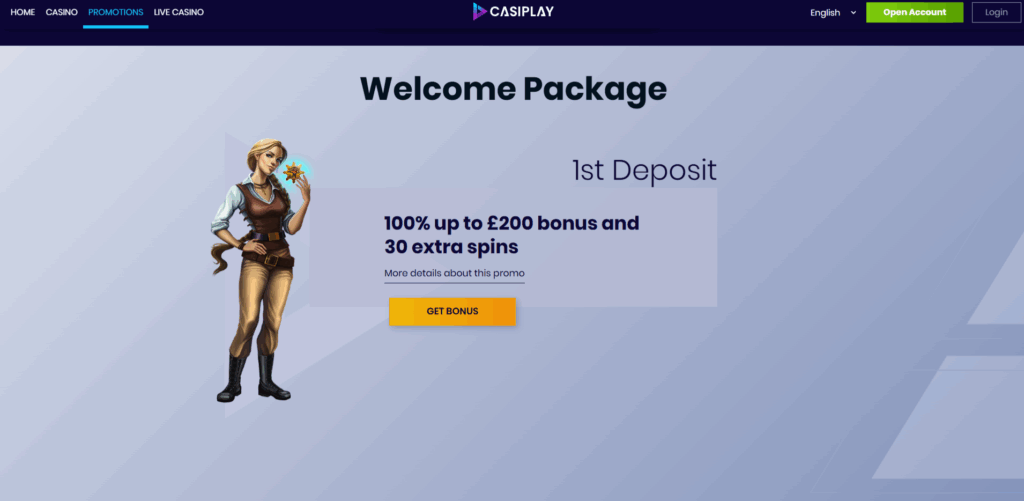 Casiplay Welcome Offer