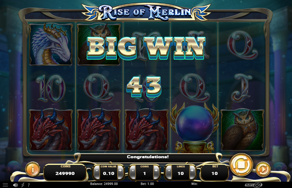 Rise of Merlin Big Win
