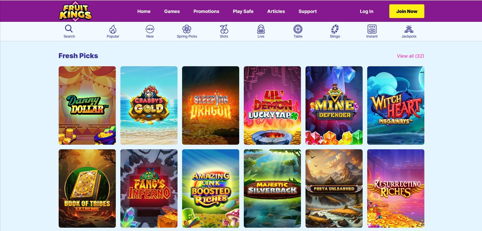 Fruit Kings Casino Review | Our Ratings & Game Highlights