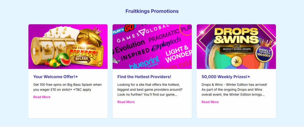 fruit kings promotions 2026