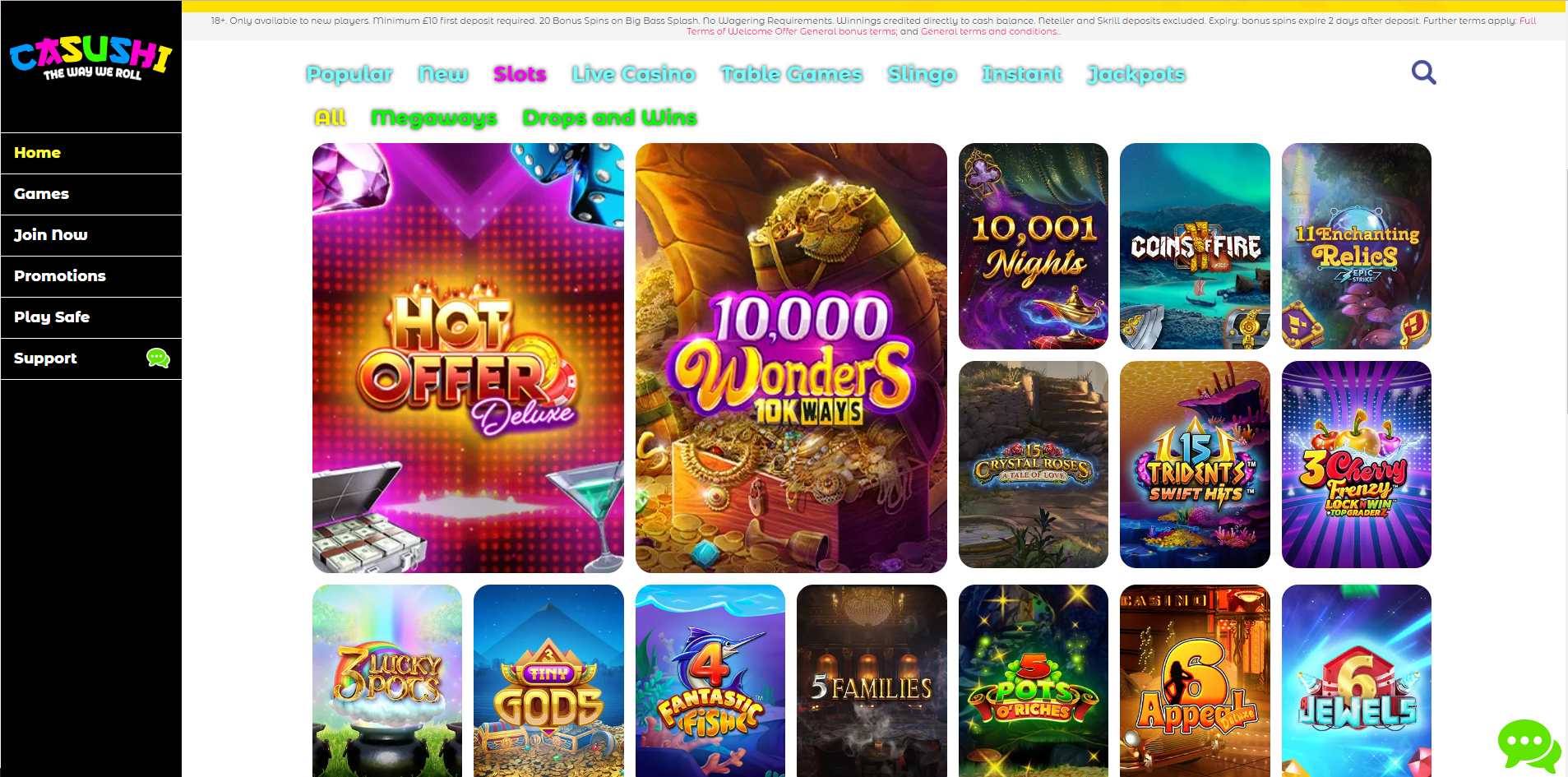 Casushi Casino Slots