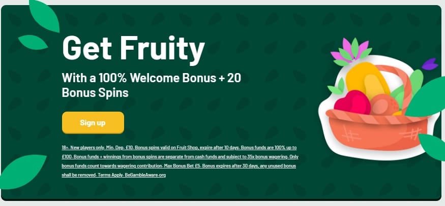 Fruity Casa Casino Bonus