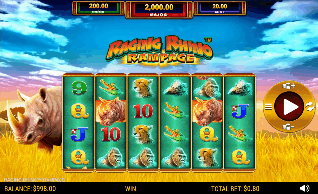 Raging Rhino Rampage Base Game