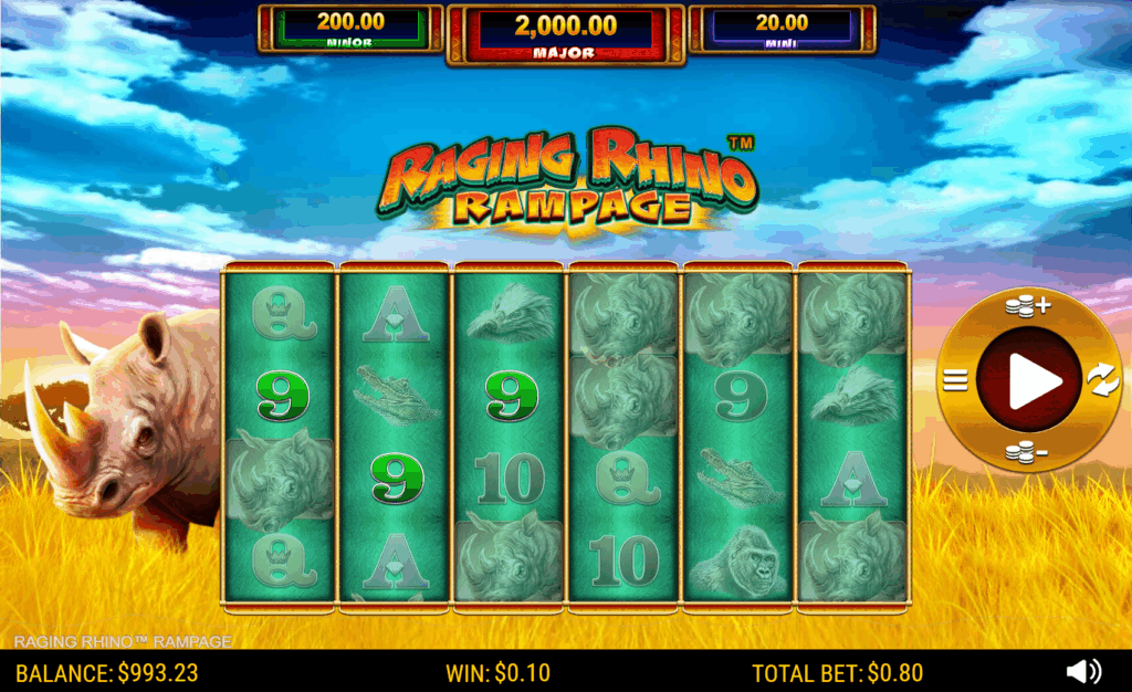 Raging Rhino Rampage Big Win