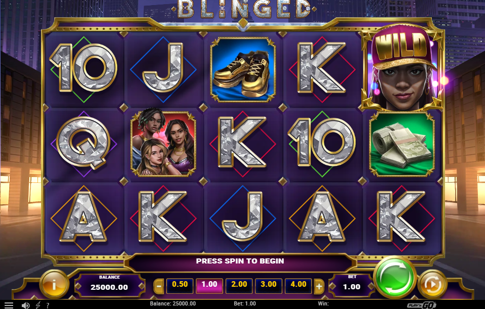 Blinged Slot Base Game