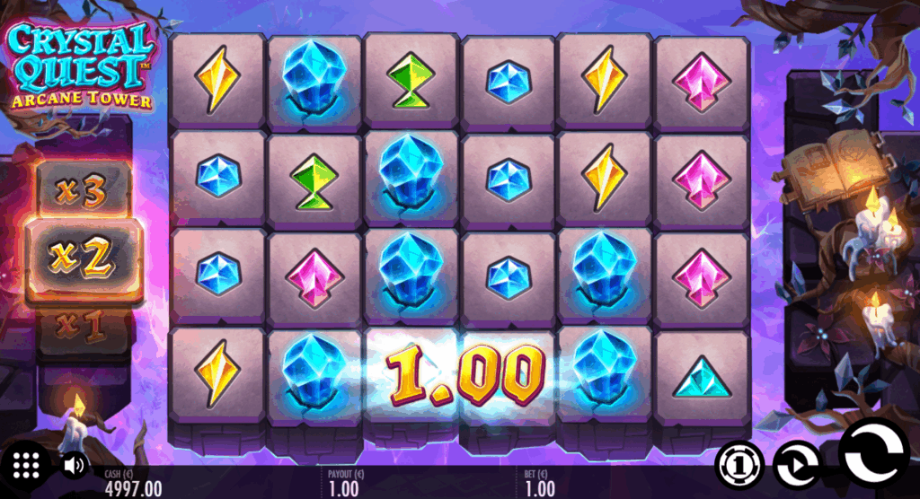 Crystal Quest Arcane Tower Big Win