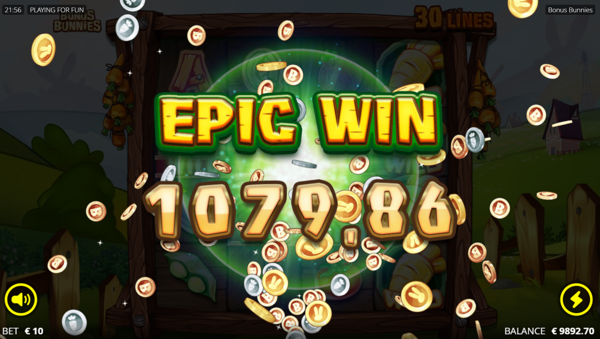 Bonus Bunnies Epic Wins
