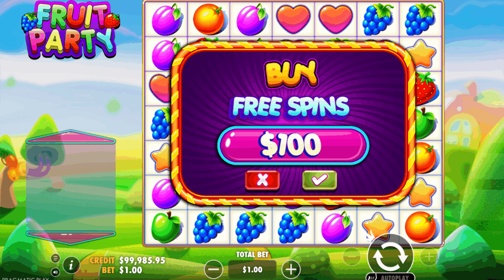 Fruit Party Bonus Buy Options
