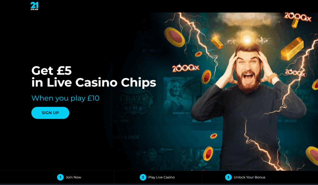 21.co.uk welcome offer