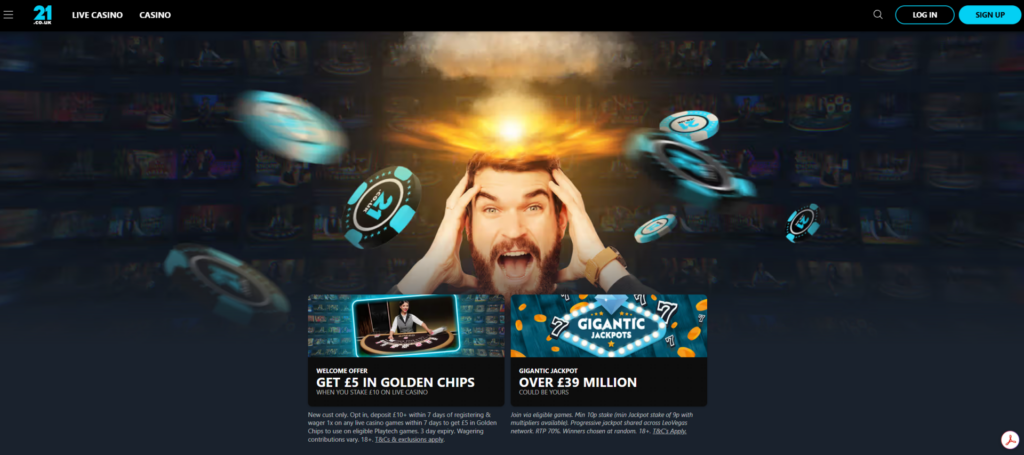 21couk homepage