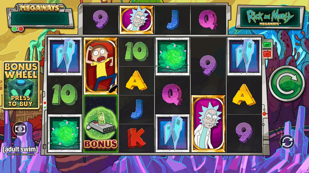 Rick And Morty Megaways Base Game