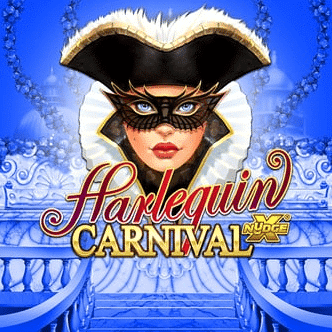 Harlequin Carnival Slot Logo