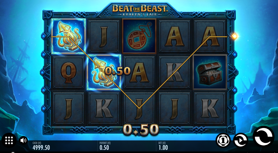 Beat the Beast Krakens Lair Big Win