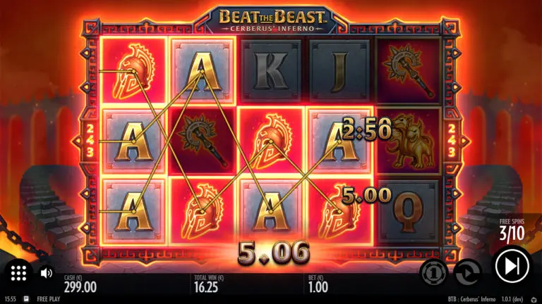 Beat the Beast Cerberus Inferno Big Win