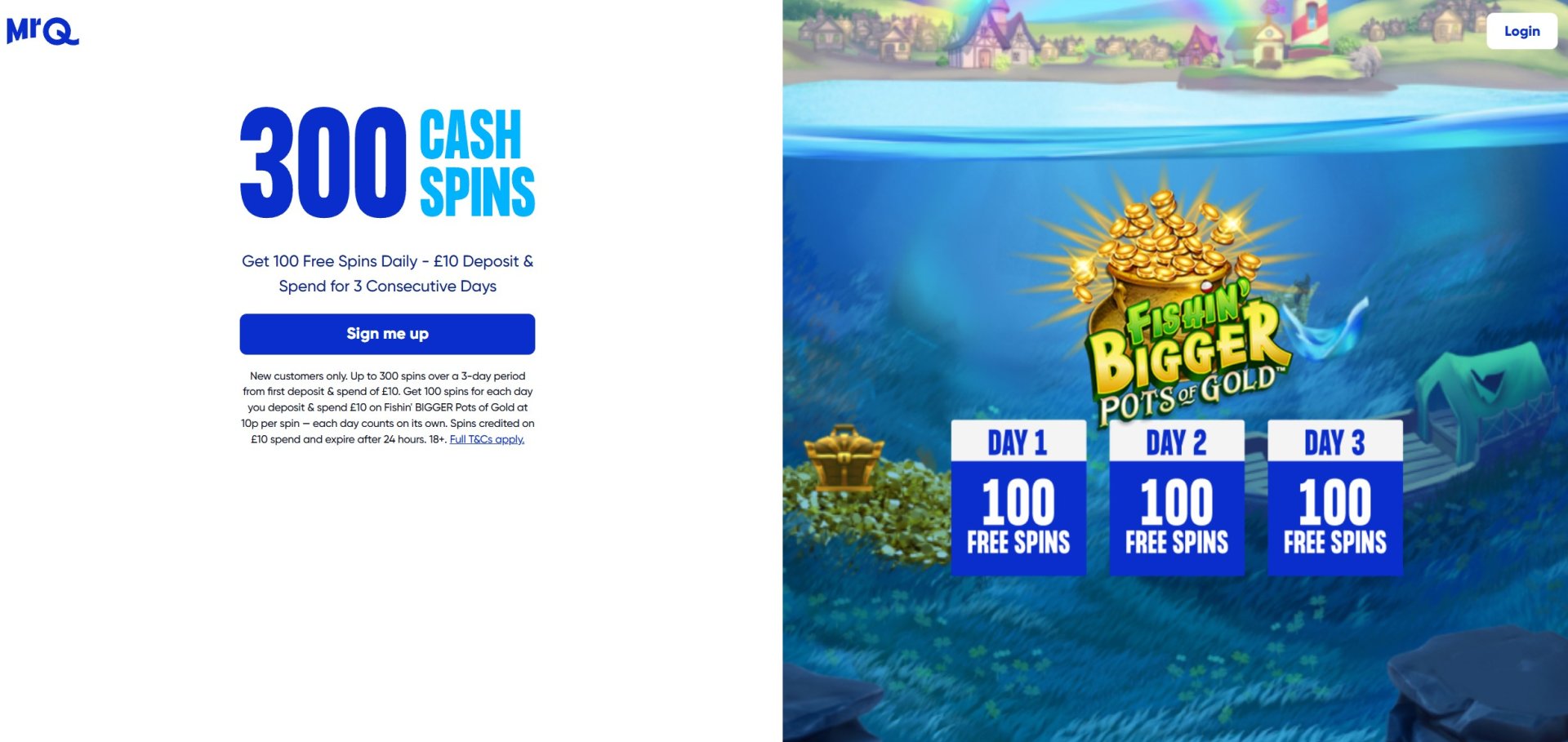 MrQ New Welcome Bonus