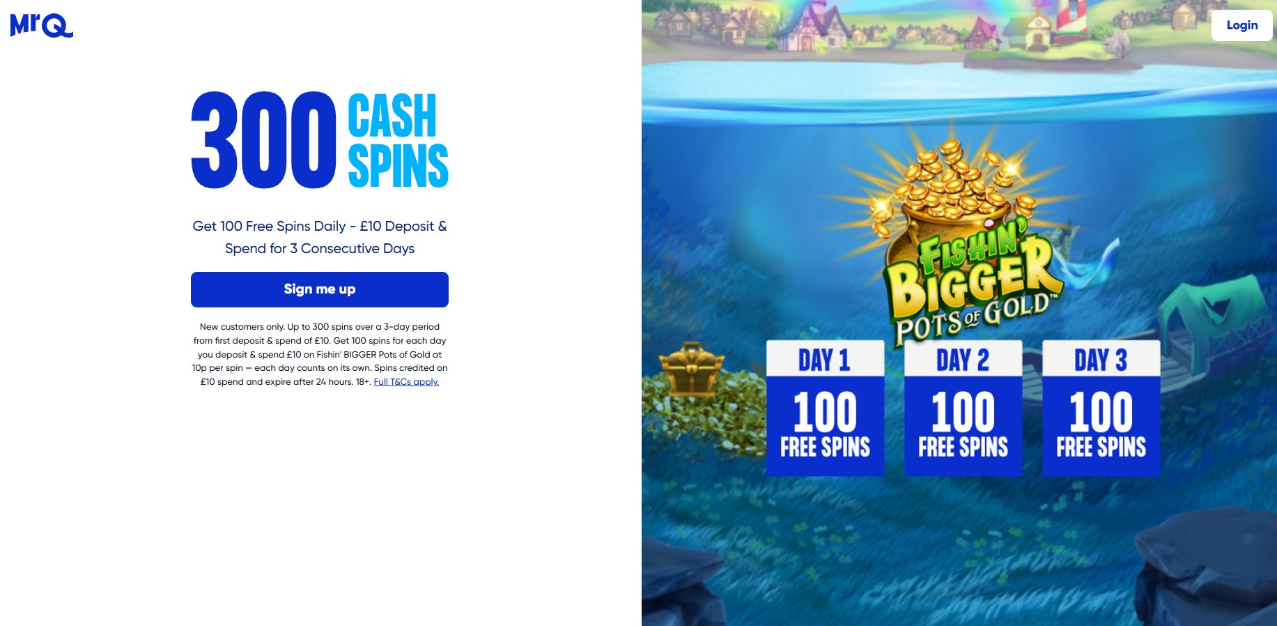 MrQ Welcome Bonus