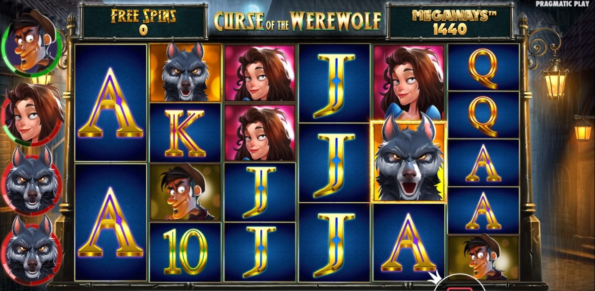 Curse of the Werewolf Megaways Slot Free Spins