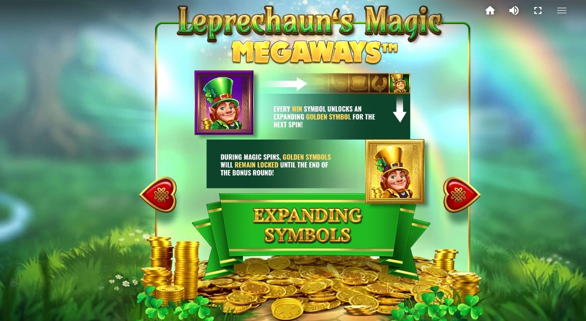 Leprechauns Magic Megaways Slot Paytable