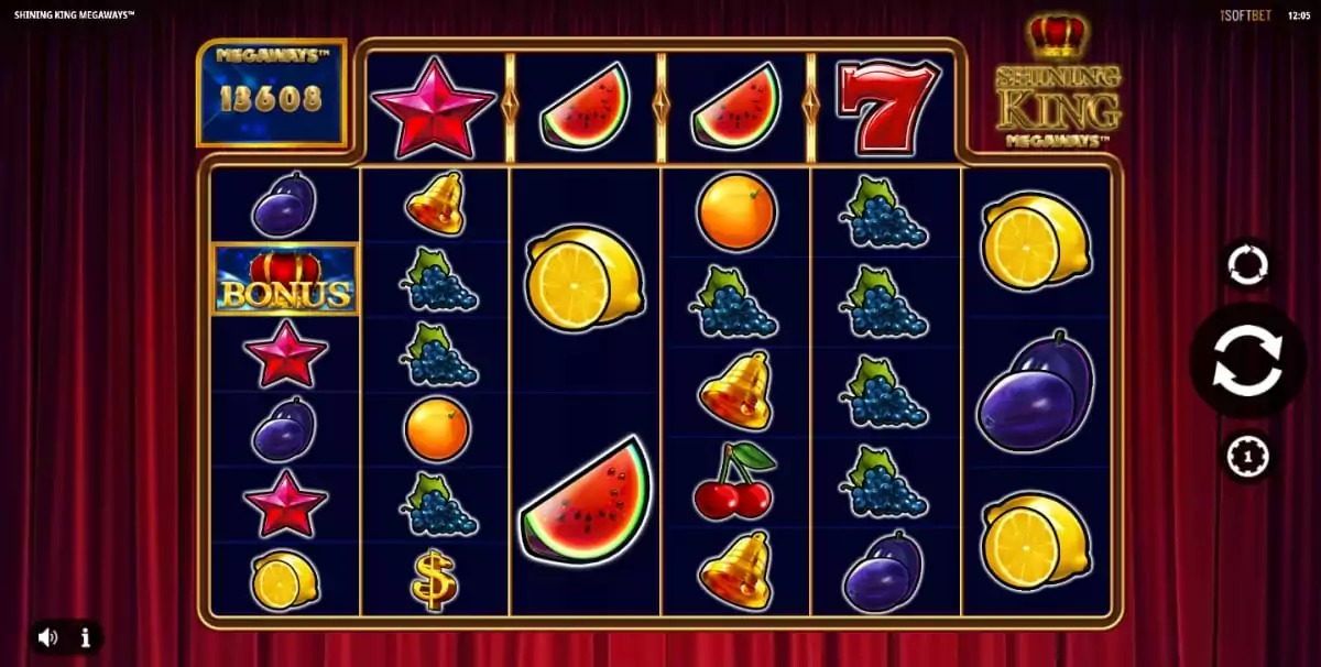 Shining King Megaways Slot Gameplay