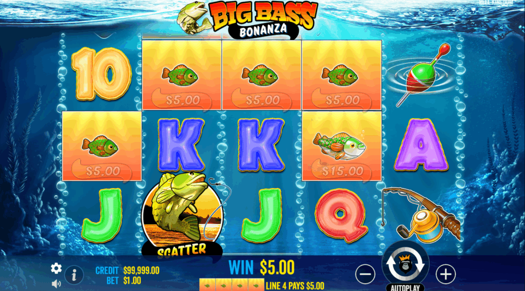 Fish Symbols Award a Fixed Payout Between 1x and 20x Their Bet When Creating a Winning Combination