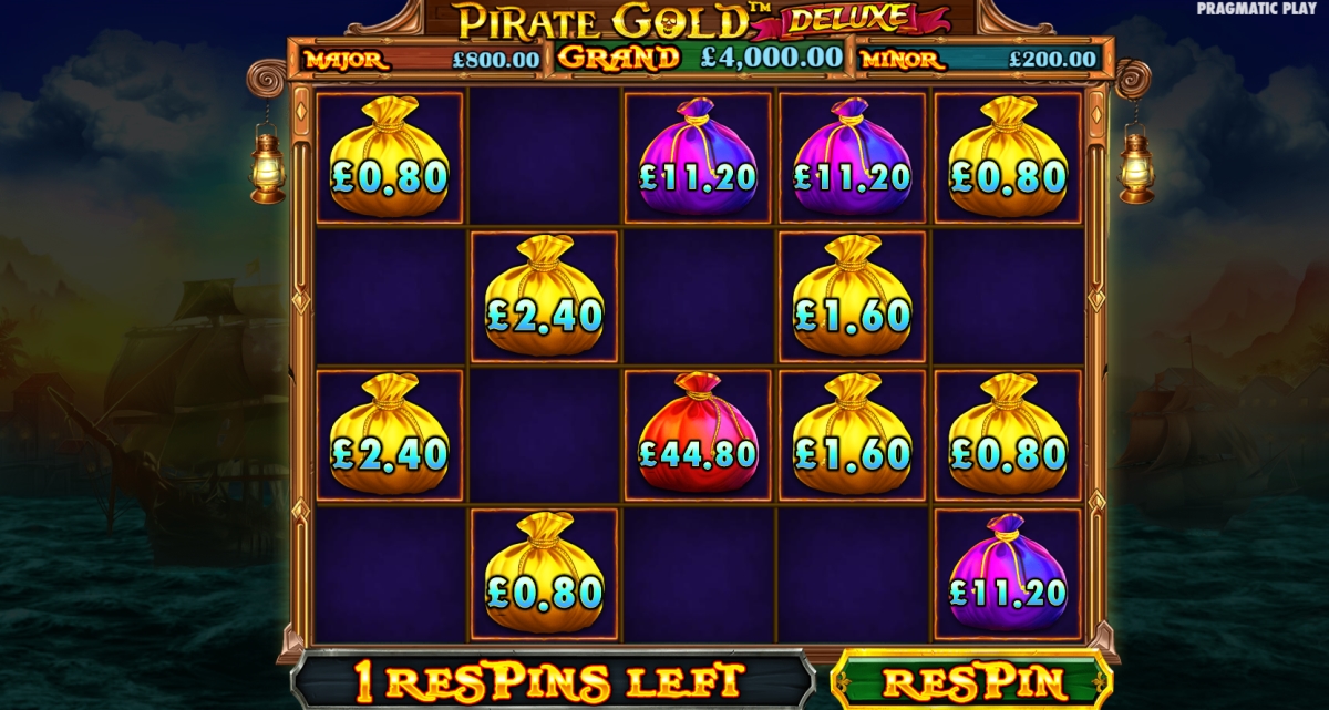 Pirate Gold Deluxe Slot Bonus