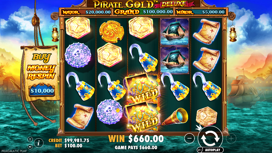 Pirate Gold Deluxe Big Win