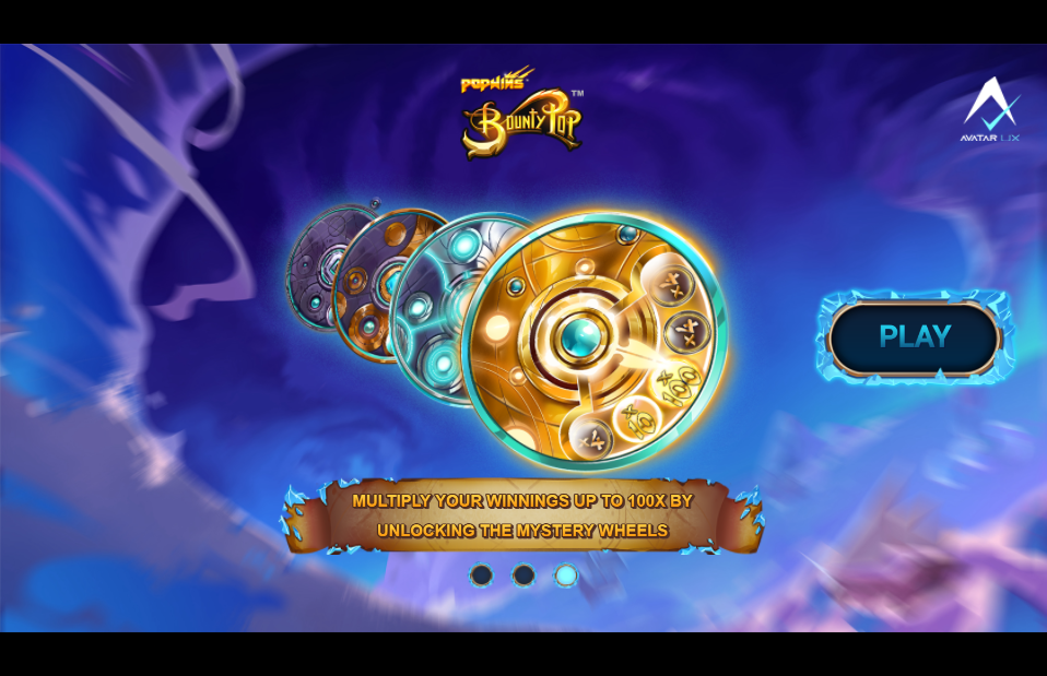 Bounty Pop Welcome Page