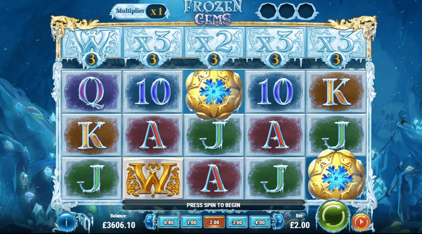 Frozen Gems Slot Gameplay