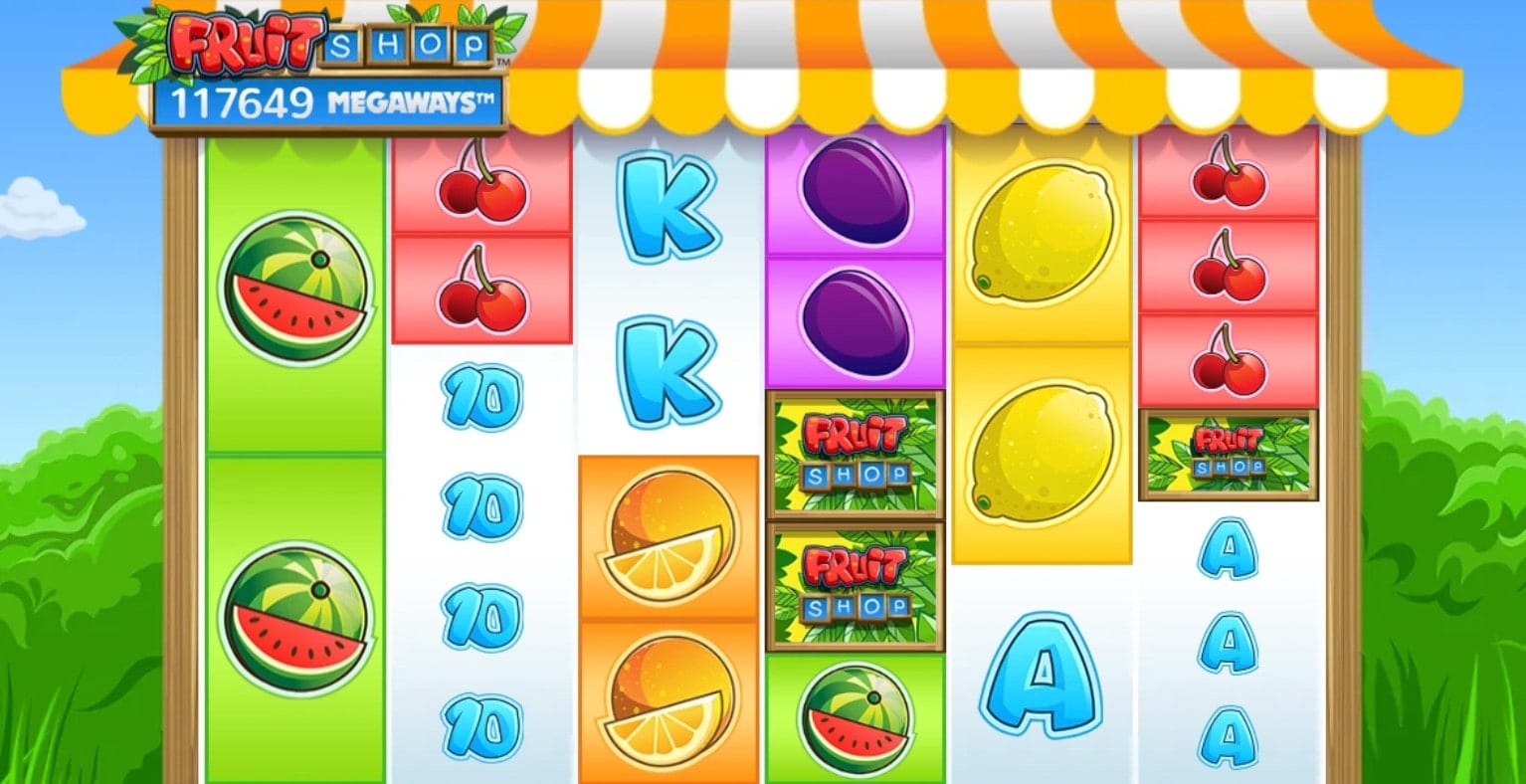 Fruit Shop Megaways Slot Gameplay