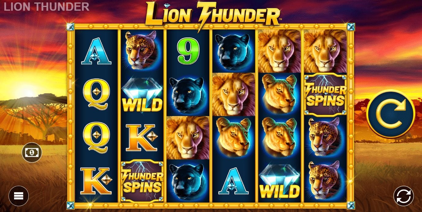 Lion Thunder Slot Gameplay