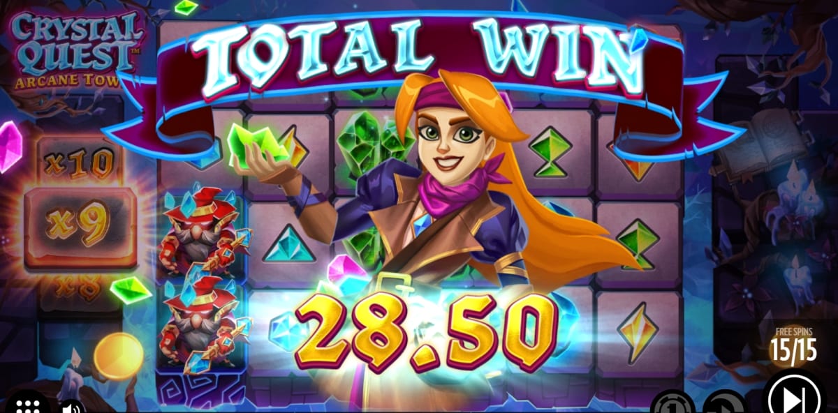 Crystal Quest Arcane Tower Slot Free Spins