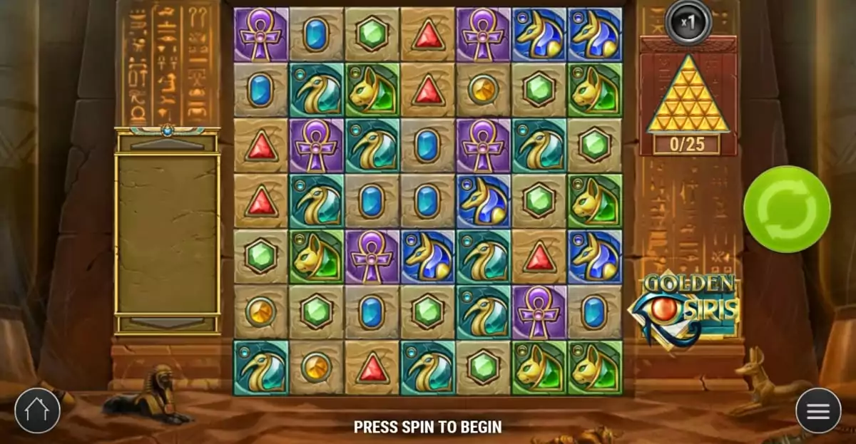 Golden Osiris Slot Gameplay