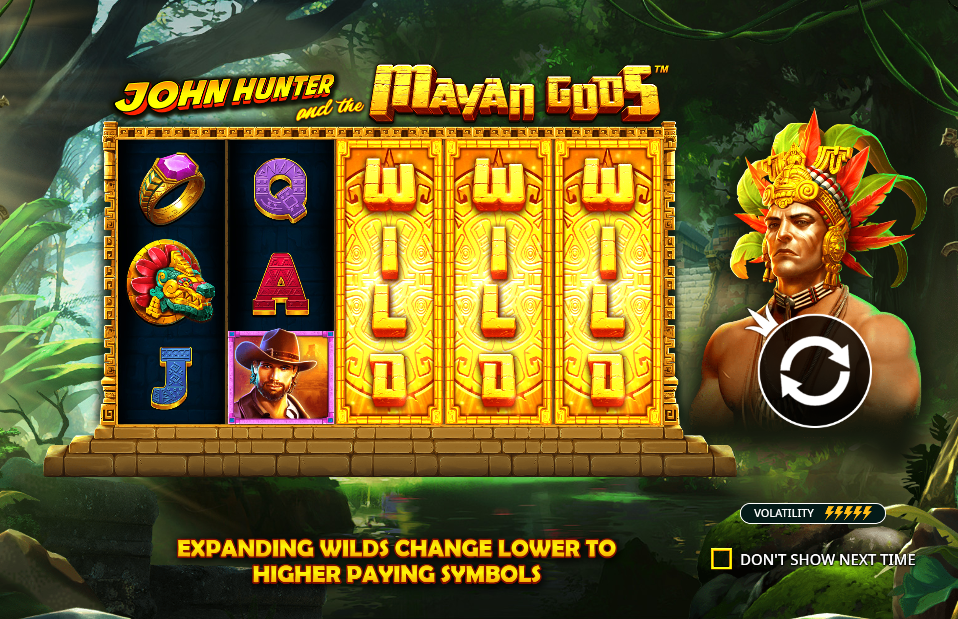 John Hunter and the Mayan Gods Welcome Page