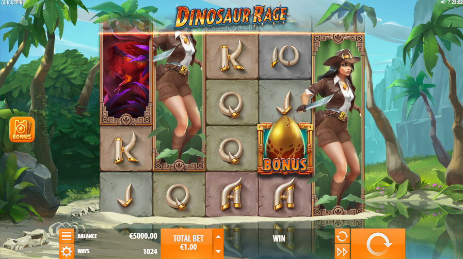 Dinosaur Rage Base Game