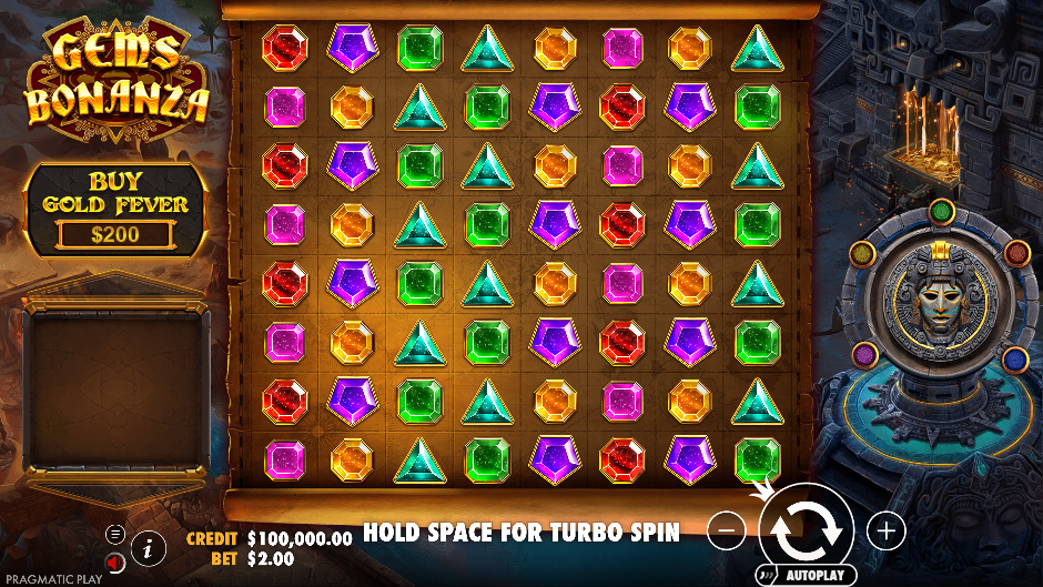 Gems Bonanza Base Game