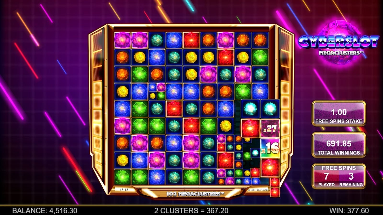 Cyberslot Megaways Base Game