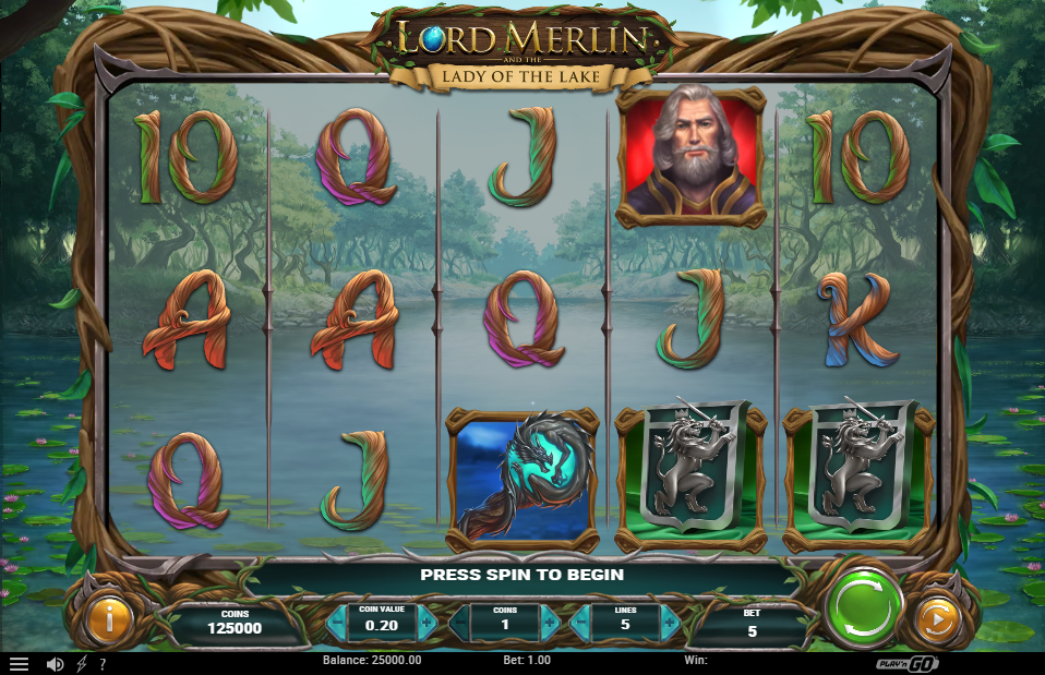 Lord Merlin and the Lady of the Lake Base Game