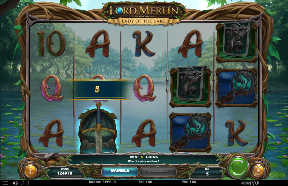 Lord Merlin and the Lady of the Lake Big Win
