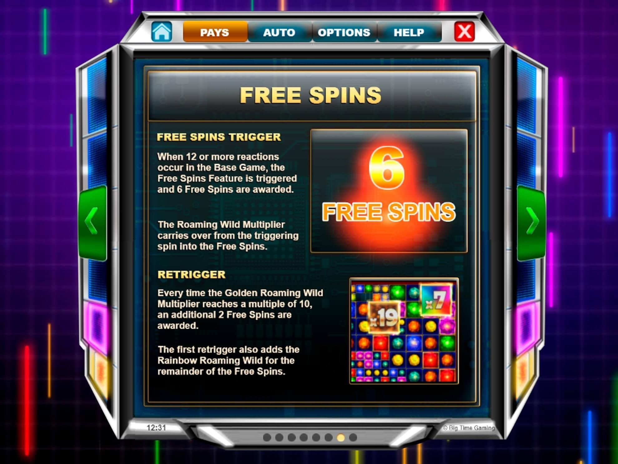 Cyberslot Megaways Features