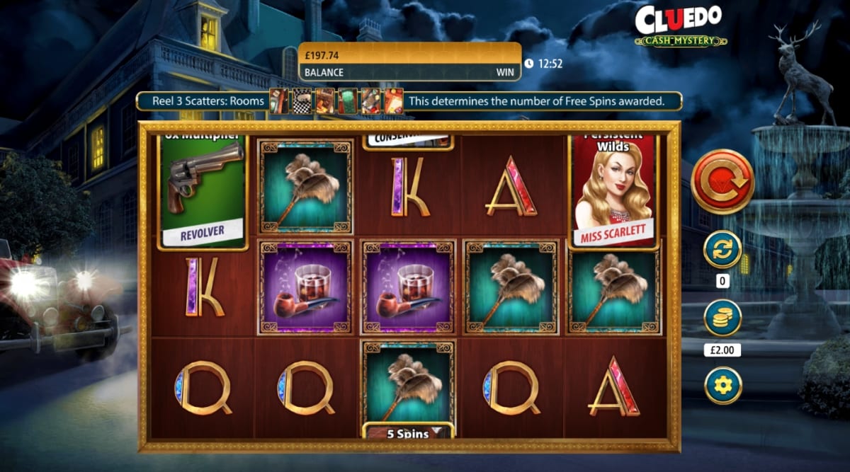 Cluedo Cash Mystery Slot Gameplay