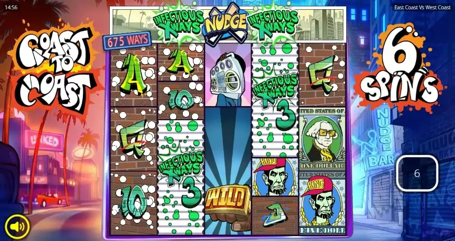East Coast vs West Coast Slot Free Spins