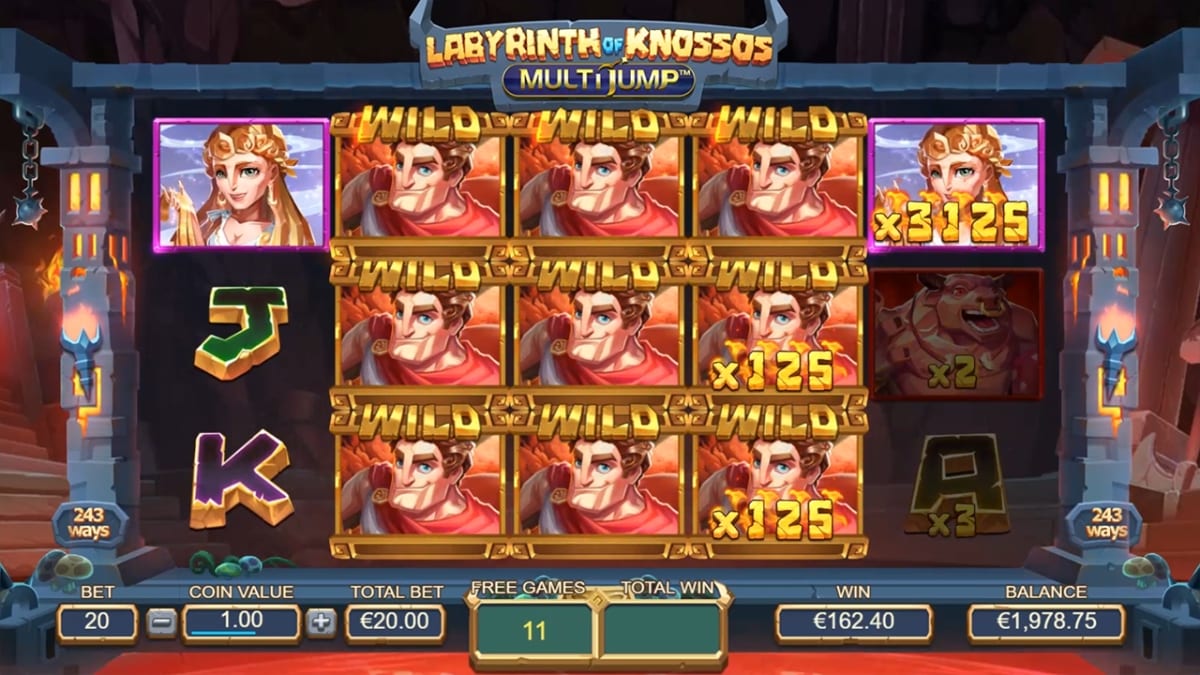 Labyrinth of Knossos Slot Gameplay