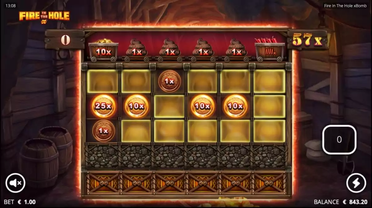 Fire in the Hole xBomb slot bonus