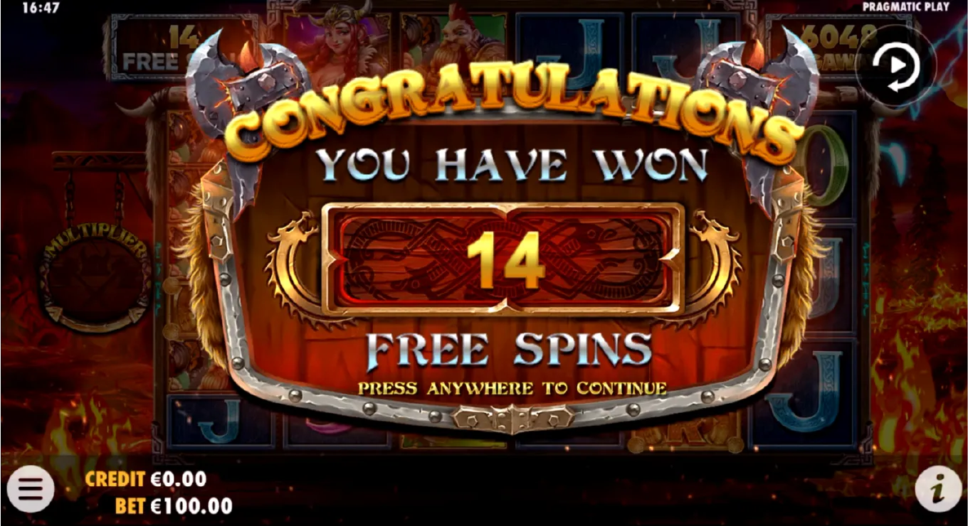 Power of Thor Free Spins