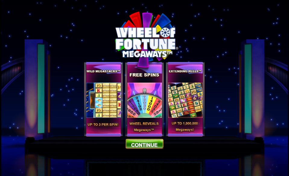 Wheel of Fortune Welcome Page