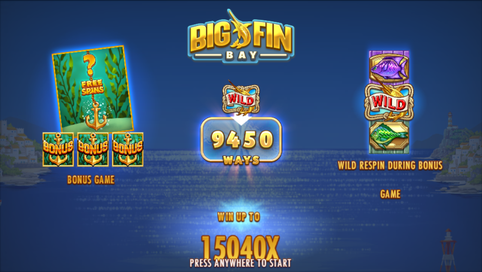 Big Fin Bay Welcome Page